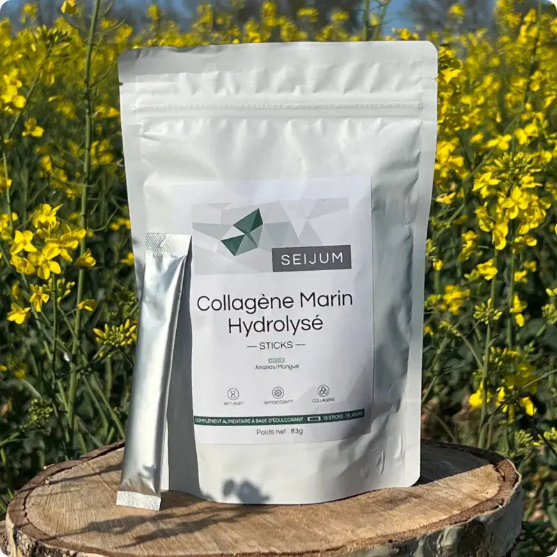 Collagène Marin Hydrolysé Sticks | Vitamine C & Zinc | Seijum